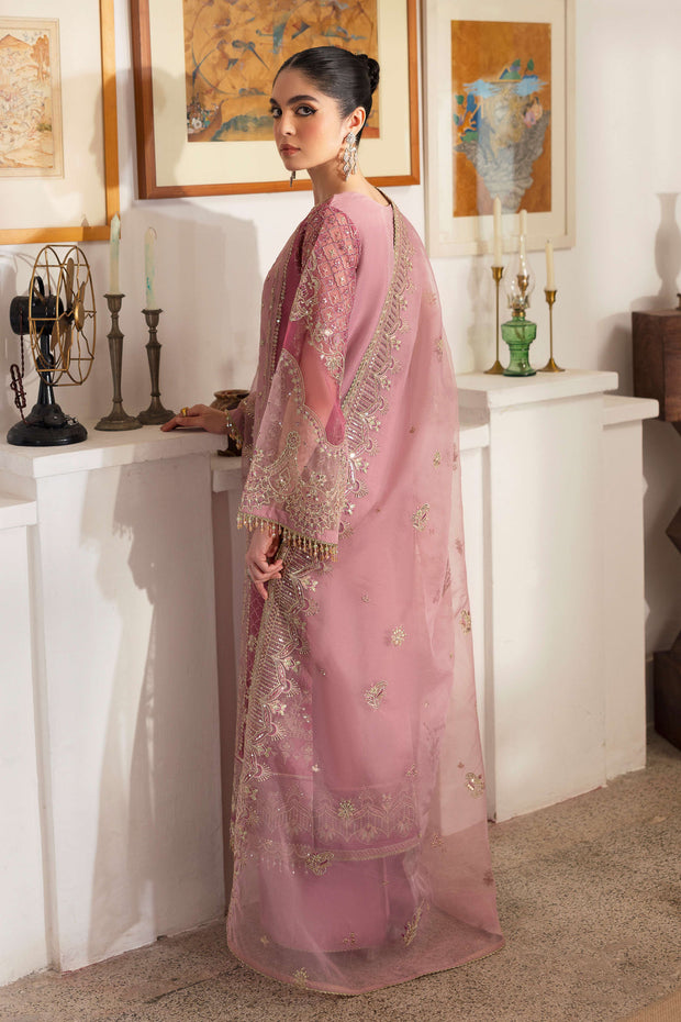 Imperial Pastel Pink Shirt with Pants Pakistani Wedding Dress