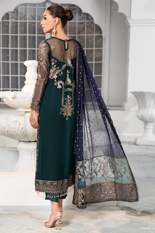 Kameez Trouser Dupatta Embroidered Pakistani Party Wear Online