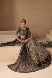 Latest Embellished Lehenga and Choli Pakistani Bridal Dress