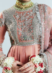 Latest Pakistani Bridal Dress in Pishwas and Sharara Style