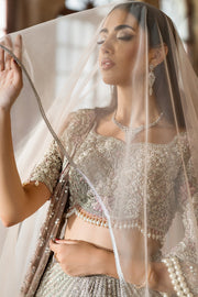 Latest Pakistani Bridal Dress in Wedding Lehenga Choli Style