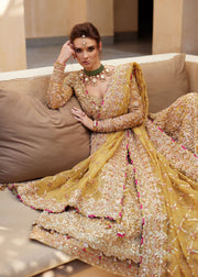 Latest Pakistani Wedding Dress in Bridal lehenga Gown Style