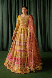 Latest Pakistani Wedding Dress in Lehenga Choli Dupatta Style