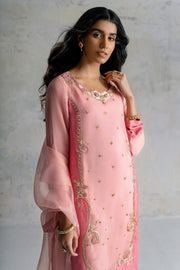 Latest Pink Kameez Trouser Dupatta Pakistani Wedding Dress