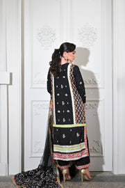 Latest Premium Black Kameez Trouser Pakistani Wedding Dress