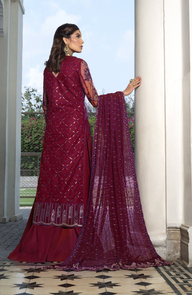 Latest Sharara Kameez Dupatta Luxury Pakistani Wedding Dress