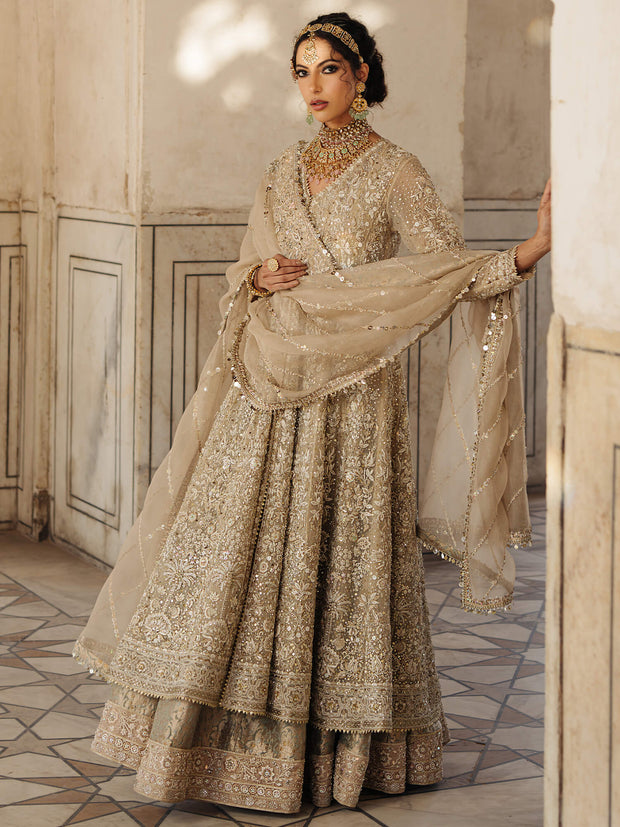 Latest Wedding Lehenga and Kalidaar Pakistani Bridal Dress