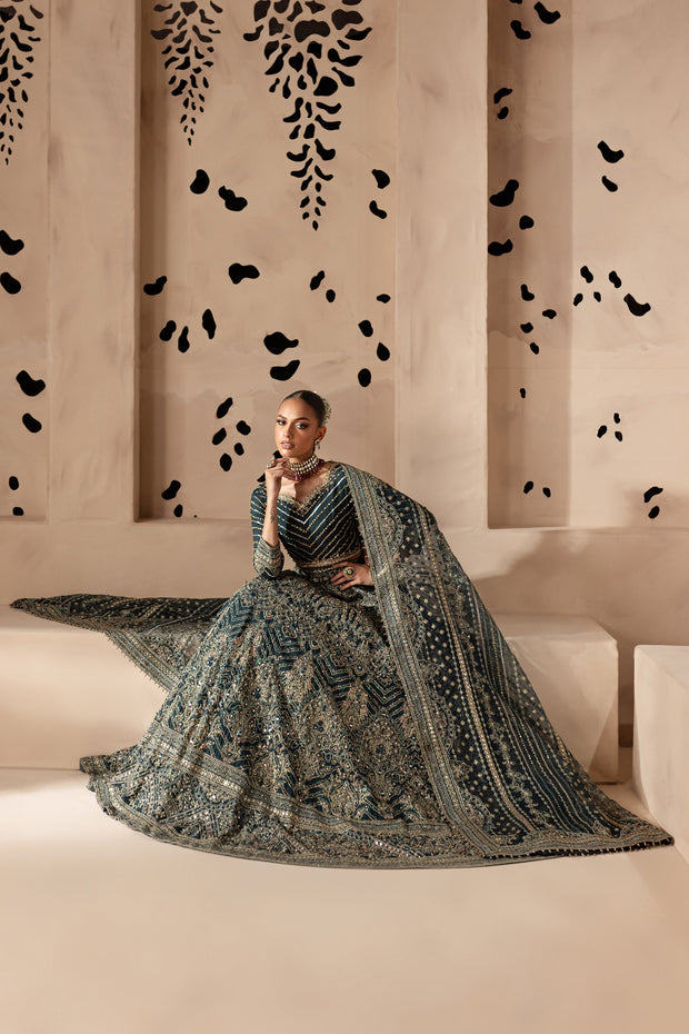 Lehenga Choli Dupatta Pakistani Bridal Dress