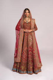 Lehenga Choli and Dupatta Bridal Wedding Dress