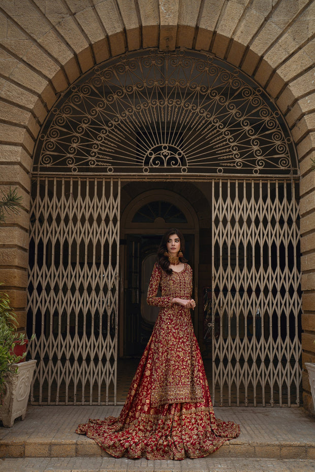 Lehenga and Kameez Pakistani Wedding Dress