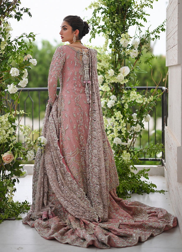 Light Pink Lehenga and Kameez Pakistani Bridal Dress