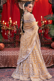 Light Yellow Embroidered Pakistani Wear Lehenga Choli Dupatta