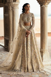 Light Yellow Lehenga Choli Style Bridal Wedding Dress Online