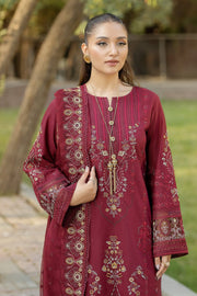 Luxury Maroon Pakistani Salwar Kameez Embroidered Suit