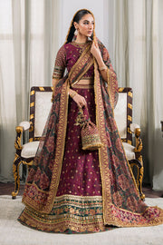 Magenta Lehenga Choli Pakistani Party Dress in Premium Chiffon Fabric