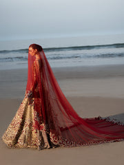 Maroon Red Lehenga Choli Pakistani Bridal Dress in Fremont