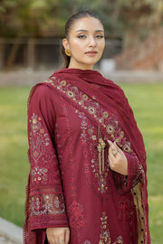 Maroon Pakistani Salwar Kameez Embroidered Suit