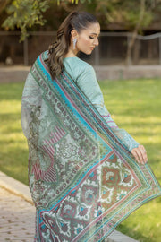 Mint Green Pakistani Salwar Kameez Dupatta Suit