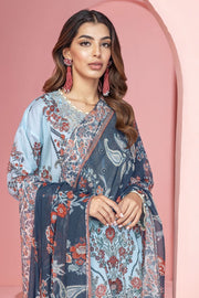 Mist Blue Pakistani Salwar Kameez Mist Blue Salwar Suit