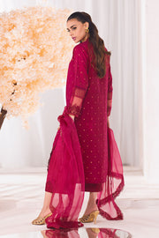 New Embroidered Shocking Pink Pakistani Salwar Kameez with Dupatta Dress 2023