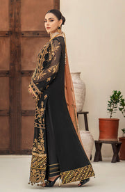 New Heavily Embellished Black Pakistani Kameez Classic Wedding Dress