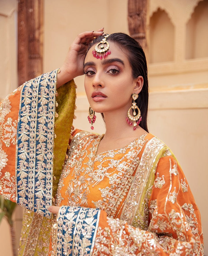 Premium Embellished Pakistani Salwar Suit Wedding Wear Nameera By Farooq 1795