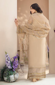 New Regal Golden Heavily Embellished Pakistani Kameez Wedding Dress