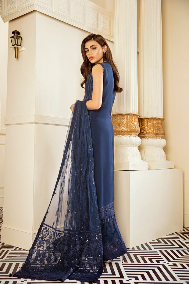 Royal Blue Pakistani Party Dresses