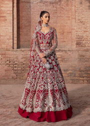 Pakistani Bridal Dress in Classic Lehenga Gown Style