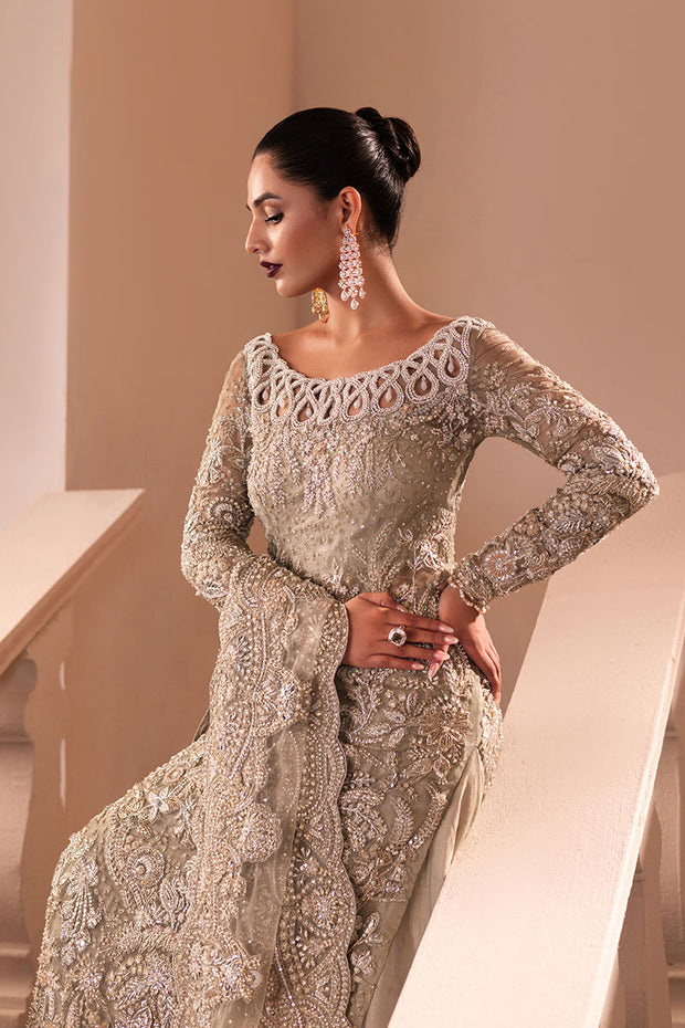 Pakistani Bridal Dress in Embellished Lehenga Style Online