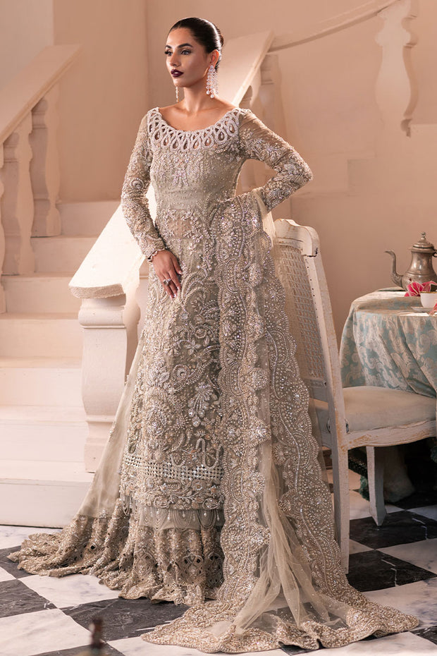 Pakistani Bridal Dress in Embellished Lehenga Style