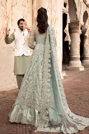 Pakistani Bridal Dress in Frock Lehenga Style