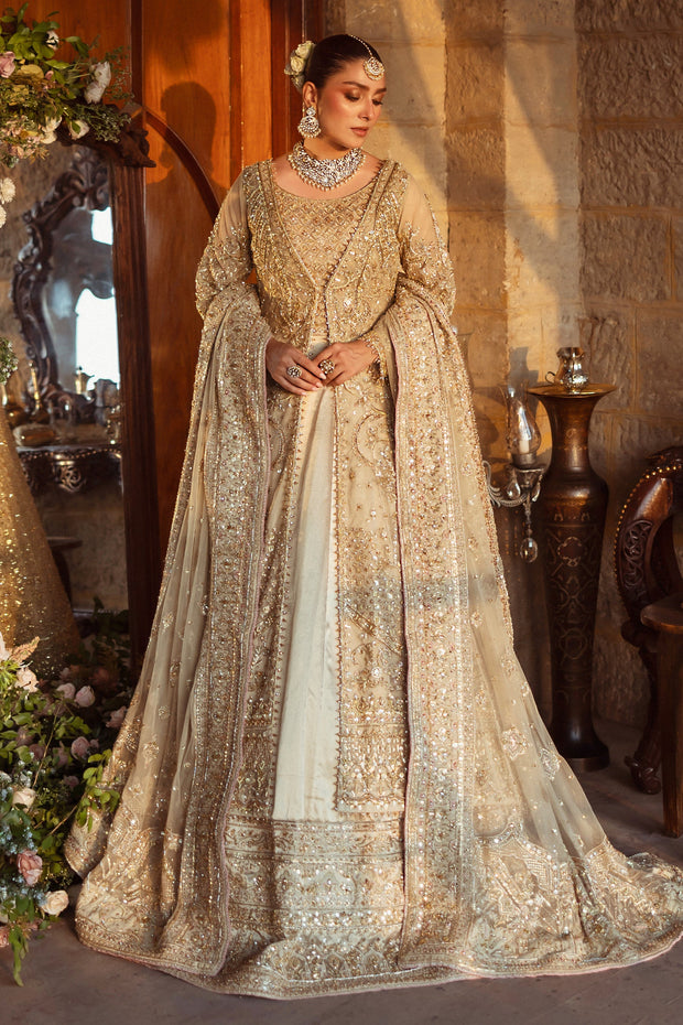 Pakistani Bridal Dress in Lehenga Choli Jacket Style