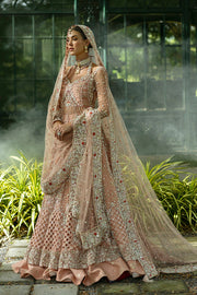 Pakistani Bridal Dress in Lehenga Kameez Style