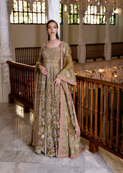 Pakistani Bridal Dress in Open Maxi and Lehenga Style Online