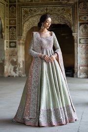 Pakistani Bridal Dress in Pishwas and Lehenga Style