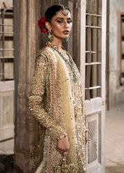 Pakistani Bridal Dress in Shirt Gharara Style