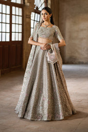 Pakistani Bridal Dress in Wedding Lehenga Choli Style