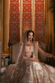 Pakistani Bridal Outfit in Choli Lehenga Dupatta Style