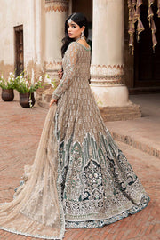 Pakistani Bridal Outfit in Frock Lehenga Style