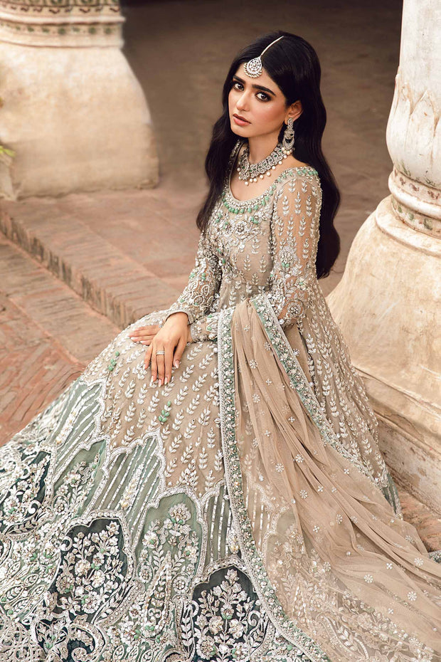 Pakistani Bridal Outfit in Frock and Lehenga Style Online