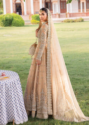 Pakistani Bridal Outfit in Lehenga Pishwas Frock Style Online