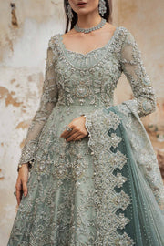 Pakistani Bridal Walima Dress in Frock Lehenga Style Online