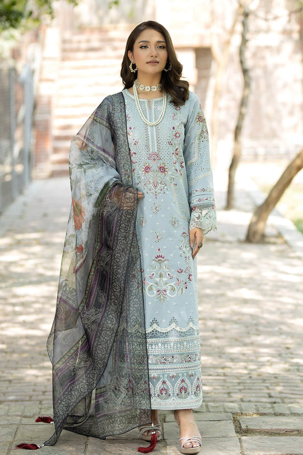 Pakistani Kameez Salwar Classic Grey Shade Party Wear Salwar Suit