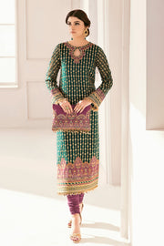 Pakistani Party Dress in Kameez Sharara Dupatta Style