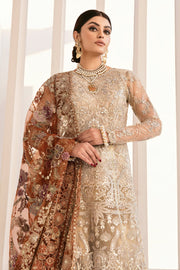 Pakistani Party Dress in Net Kameez and Trouser Style