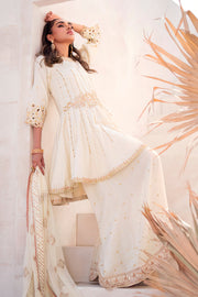 Pakistani Wedding Dress Embroidered Gharara Frock