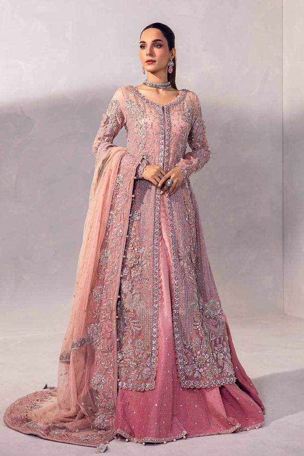 Pakistani Wedding Dress in A-line Kameez Lehenga Style