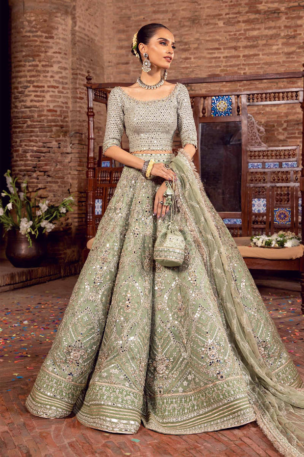 Pakistani Wedding Dress in Bridal Choli Lehenga Style