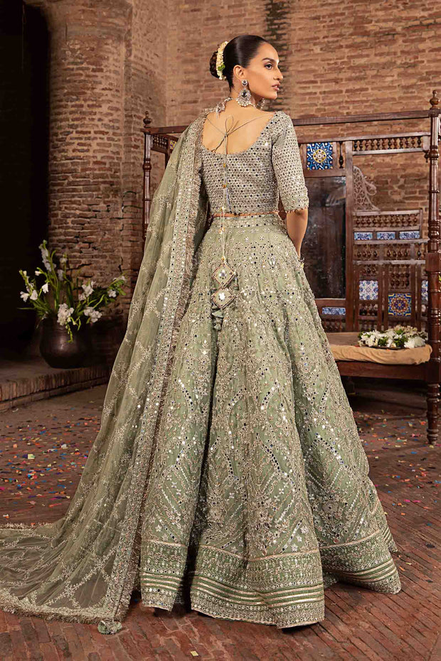 Pakistani Wedding Dress in Choli Lehenga Style